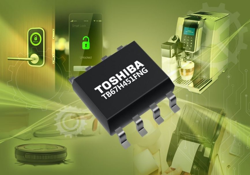 Toshiba Adds New Brushed DC Motor Driver IC with wide operating voltage range